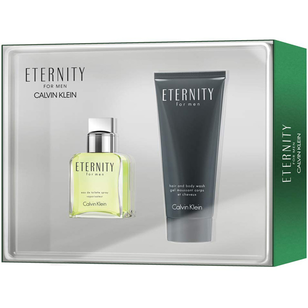 Calvin Klein Eternity Set (EDT 30ml + Hair &amp; Body Wash 100ml) pentru Bărbați