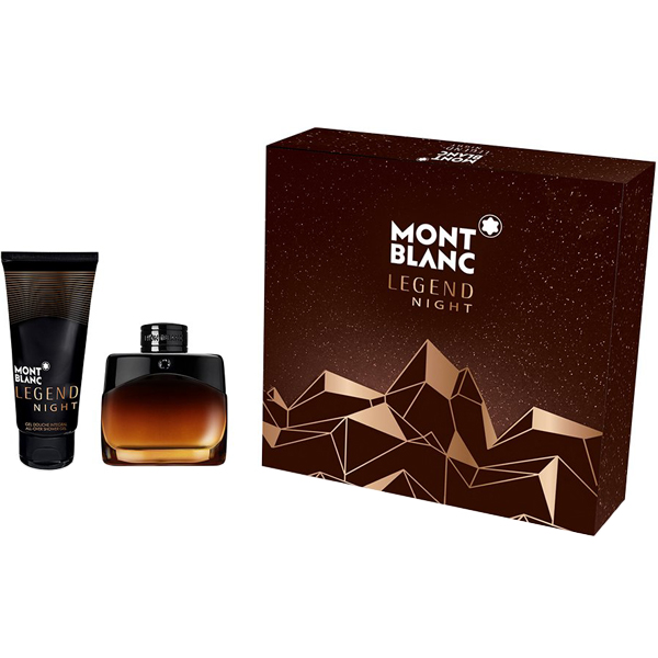 Mont Blanc Legend Night Set (EDP 50ml + SG 100ml) pentru Bărbați