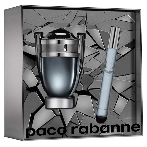 Paco Rabanne Invictus Intense Set (EDT 50ml + EDT 10ml) pentru Bărbați